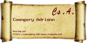 Csengery Adrienn névjegykártya